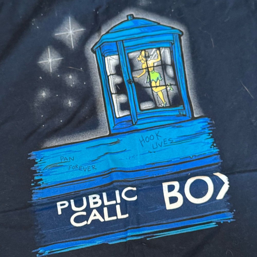 Doctor Who Tinker Bell Tee Fury Tee size XL